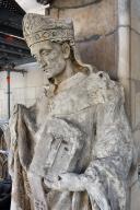 Ensemble de deux statues : saint Bonaventure et saint Antoine de Padoue