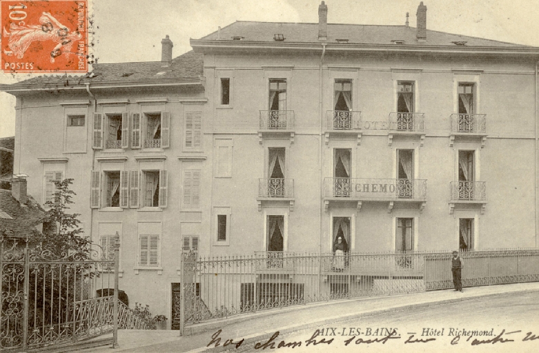 Maison, puis hôtel de voyageurs, Hôtel Dussuel, puis Hôtel Richemond
