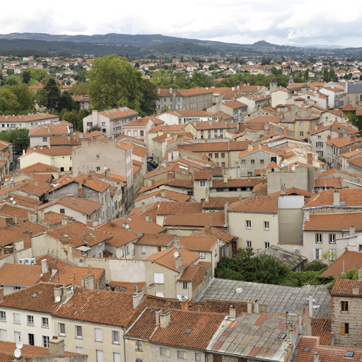 Les faubourgs de la ville de Montbrison