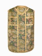 chasuble, étole, manipule : ornement vert n°1