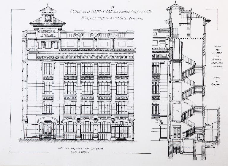 Ecole de La Martinière des filles, puis lycée La Martinière-Diderot dit La Centrale