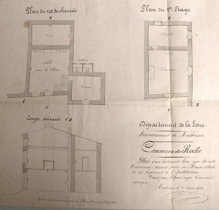 Maison, école primaire (maison Thevet ou maison Durand)