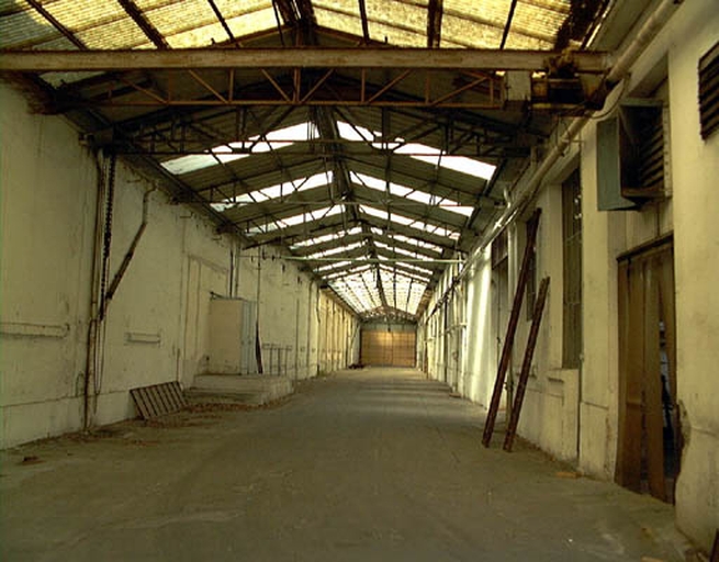 Usine de teinturerie Vulliod-Ancel, école Charles de Foucauld et jardin public de Sisley