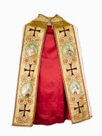 chape, chasuble : ornement blanc n°1