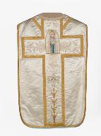 chasuble, étole, voile de calice : ornement blanc