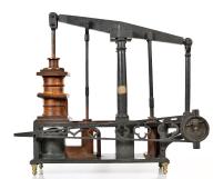 Instrument de démonstration en thermodynamique, machine à vapeur, système Savery
