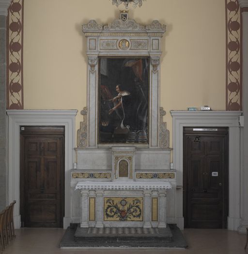 Autel, retable, tabernacle de saint Louis