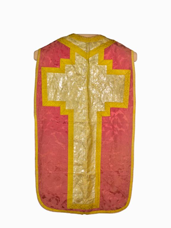 chasuble : ornement rose n°2