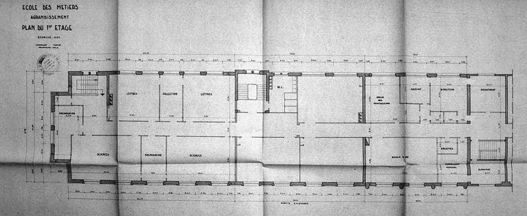 Ecole de métiers des industries métallurgiques et atelier-école, puis lycée technique des industries métallurgiques et lycée d'enseignement professionnel, actuellement lycée Hector-Guimard - Lycée des Métiers, Transformations des matériaux