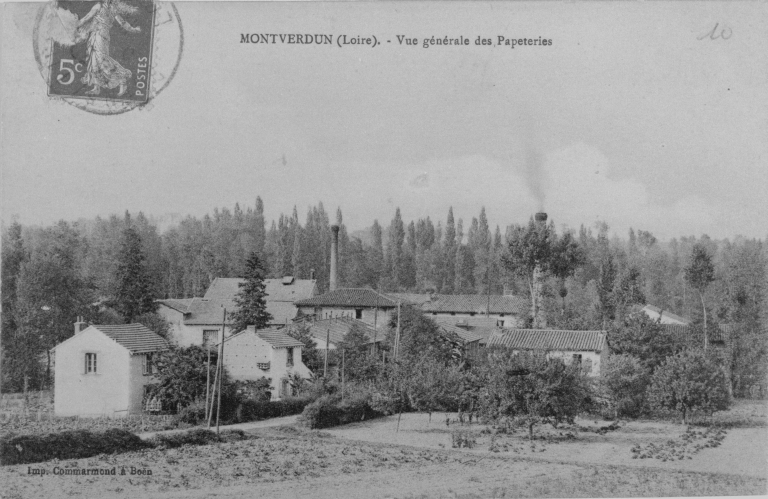 Clouterie, Papeteries de Montverdun, puis Papeterie du Forez (usine de papeterie et cartonnerie), puis usine de construction mécanique, puis usine de transformation des métaux, actuellement Forges du Lignon