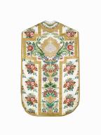 chasuble, étole, manipule, voile de calice : ornement blanc