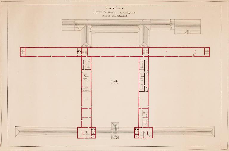 Lycée de garçons, actuellement Lycée Claude-Louis-Berthollet