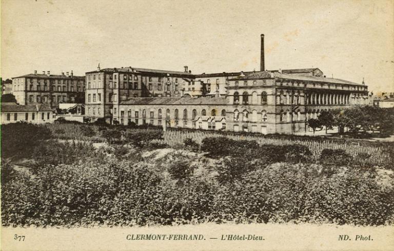 Hôtel-Dieu de Clermont-Ferrand : l'édifice de l'hôtel-Dieu