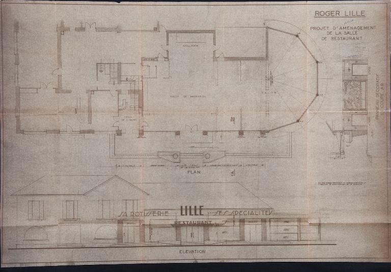 Hôtel de voyageurs et restaurant, dits Lille, actuellement hôtel de voyageurs, dit L'Iroko, et restaurants (2), dits Les Voiles et Brasserie Lille