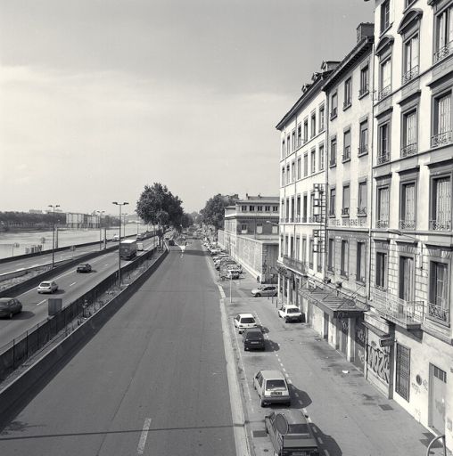 Quai Perrache, anciennement chaussée Perrache