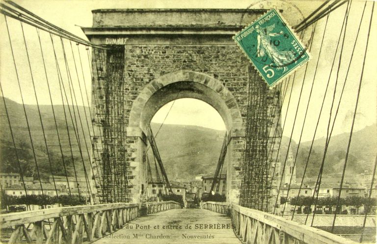 Pont routier de Serrières (détruit)