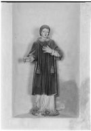 statue : saint Etienne (?)