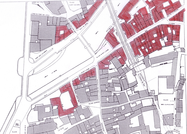 Immeuble d'habitation et commerce en rez-de-chaussée