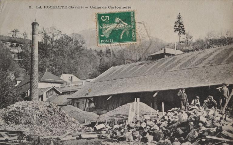 Fonderie de fer et martinets de Fourby puis usine de pâte à papier puis Cartonneries de la Rochette