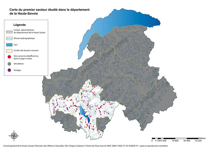 Patrimoine hydraulique de la Haute-Savoie : présentation de l´étude