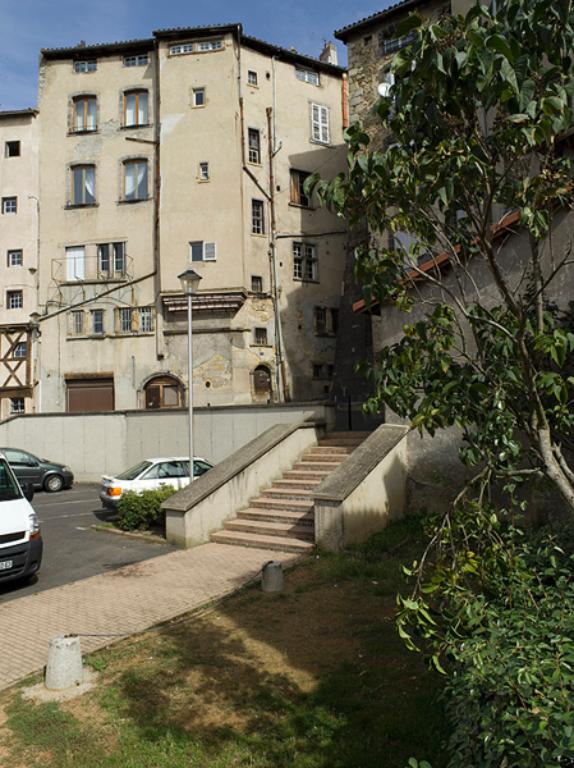 Maison, 8 rue Grenette : vue de l'élévation postérieure.