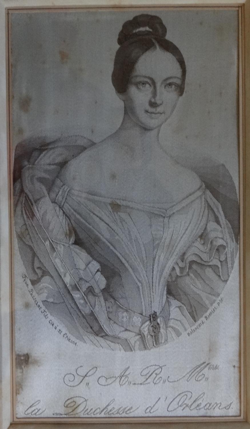 Tableaux tissés - Portraits du duc et de la duchesse d'Orléans