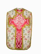 chasuble, étole, manipule : ornement blanc n°3