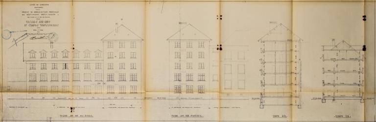 Petit lycée, actuellement immeuble à logements et salles de classe