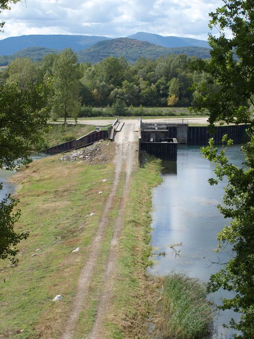 Barrage de Savières, pont de chemin