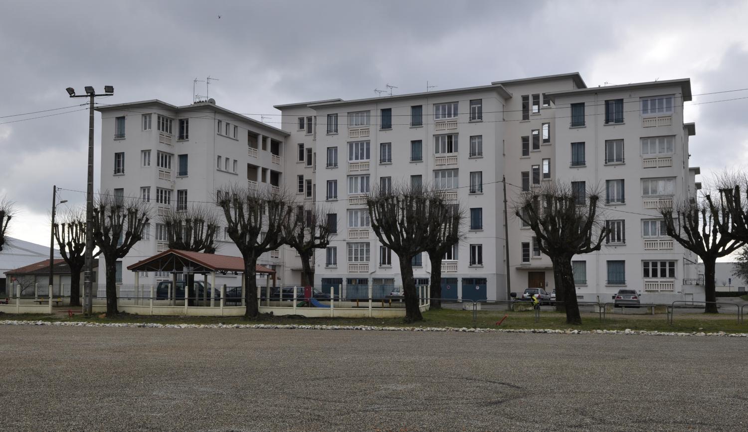 cité ouvrière de l'ancienne Société lyonnaise de soie artificielle dite Grandes maisons de la SLSA