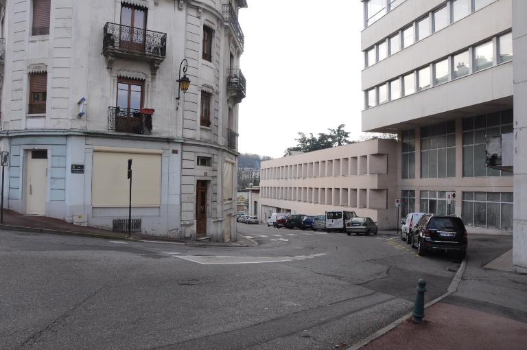Rue de Mouxy et rue Haldimann, ancien chemin d'intérêt communal n° 49, actuellement rue Georges Ier