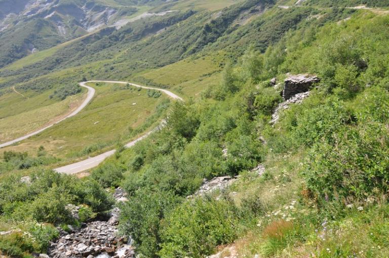 Forge des ardoisières de Doucy actuellement vestiges