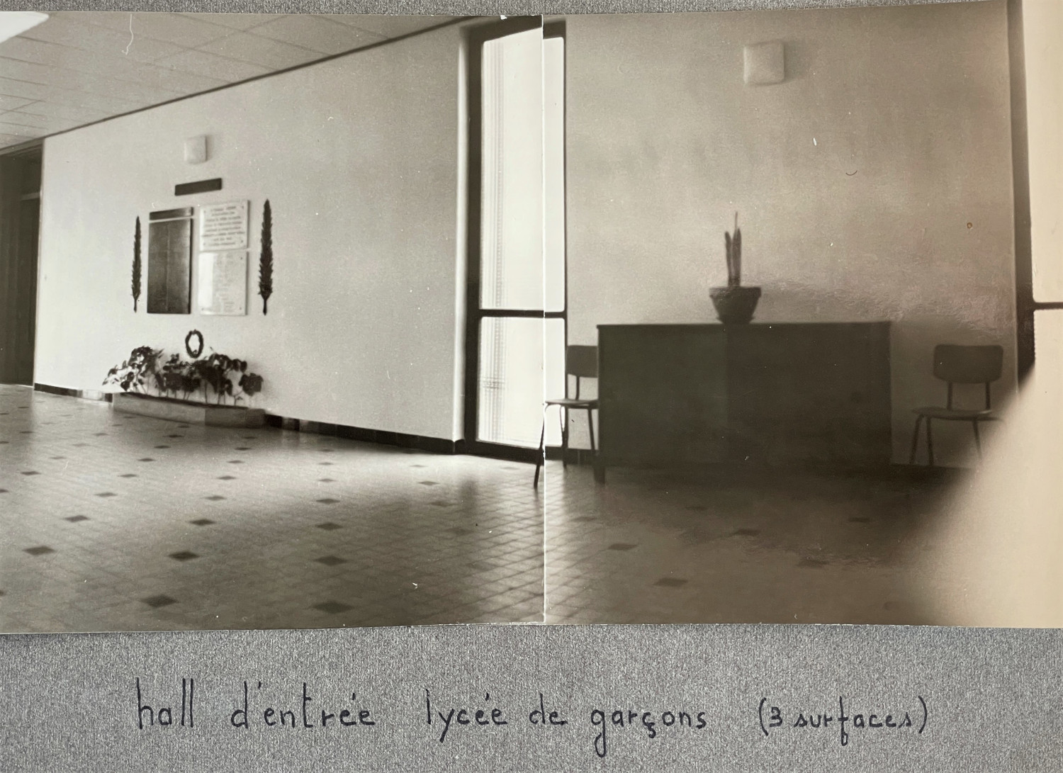 Oeuvres du 1% artistique du lycée La Fayette de Brioude : une sculpture et deux panneaux muraux
