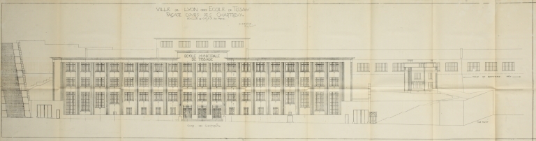 Ecole municipale de tissage de Lyon dite École Supérieure du Textile puis lycée d'enseignement technique La Martinière-Diderot, site Diderot