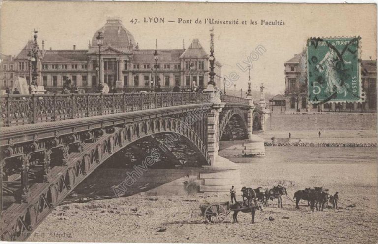 Pont des Facultés, puis pont routier de l'Université