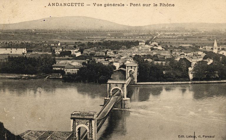 Ardèche. Le pont entre Andance et Andancette rouvre partiellement aux  véhicules