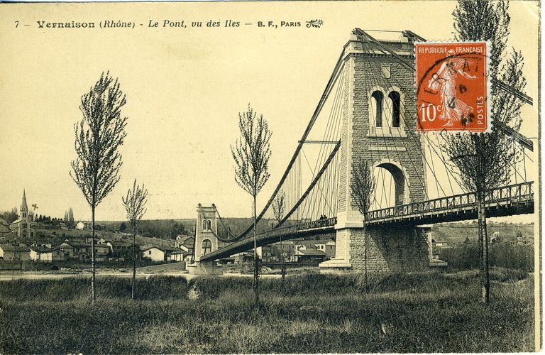 Pont routier de Vernaison (détruit)