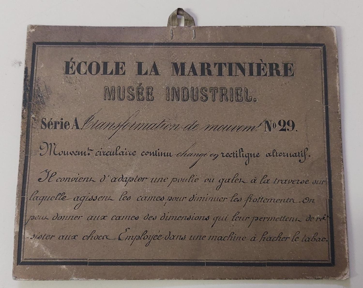 Instrument de démonstration en mécanique, marteau pilon (2)