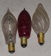 Ensemble n°2 d'ampoules et fausses bougies