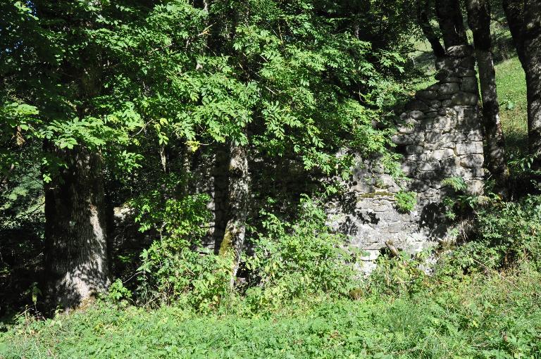 Moulin à farine et battoir Mansoz dits moulin d'Entrèves actuellement vestiges