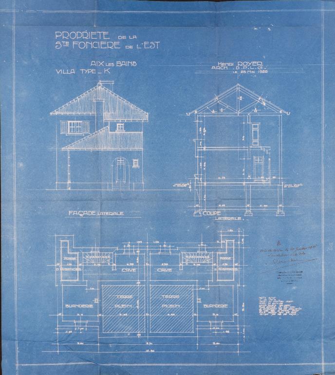 Ensemble de deux maisons, dit Villa de type K, actuellement maison