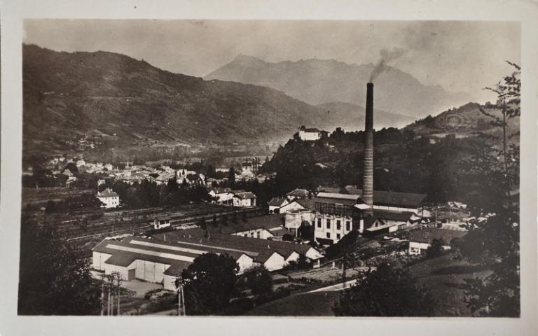 Fonderie de fer et martinets de Fourby puis usine de pâte à papier puis Cartonneries de la Rochette