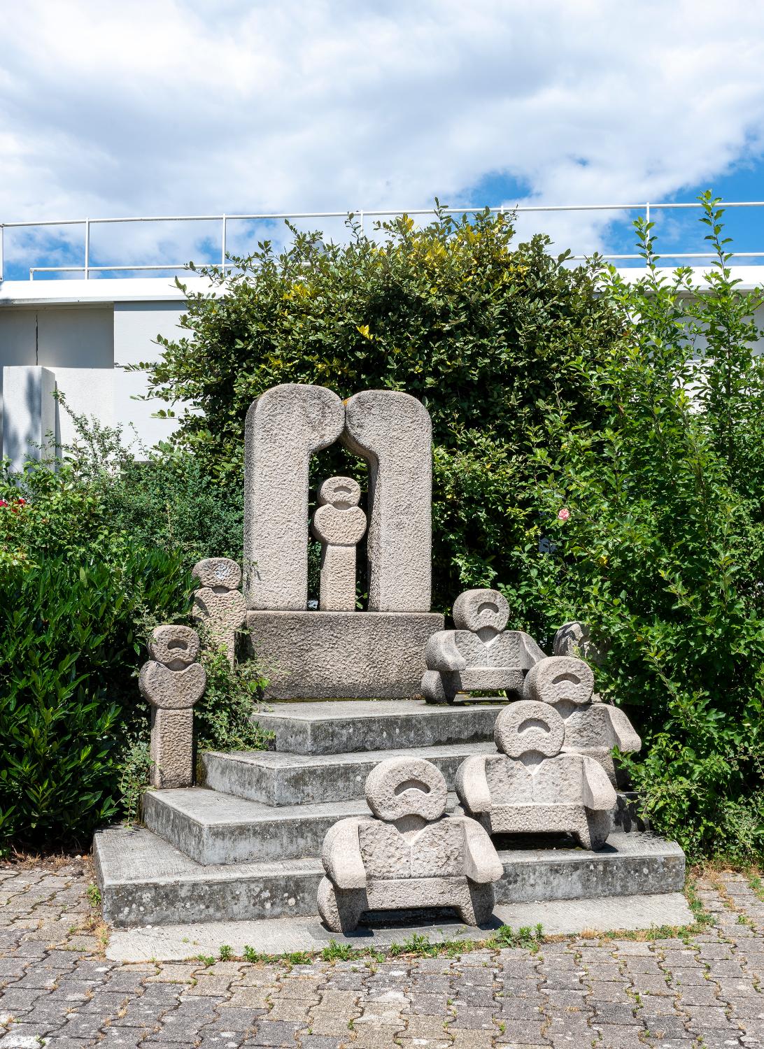 Groupe sculpté : Hommage aux canuts