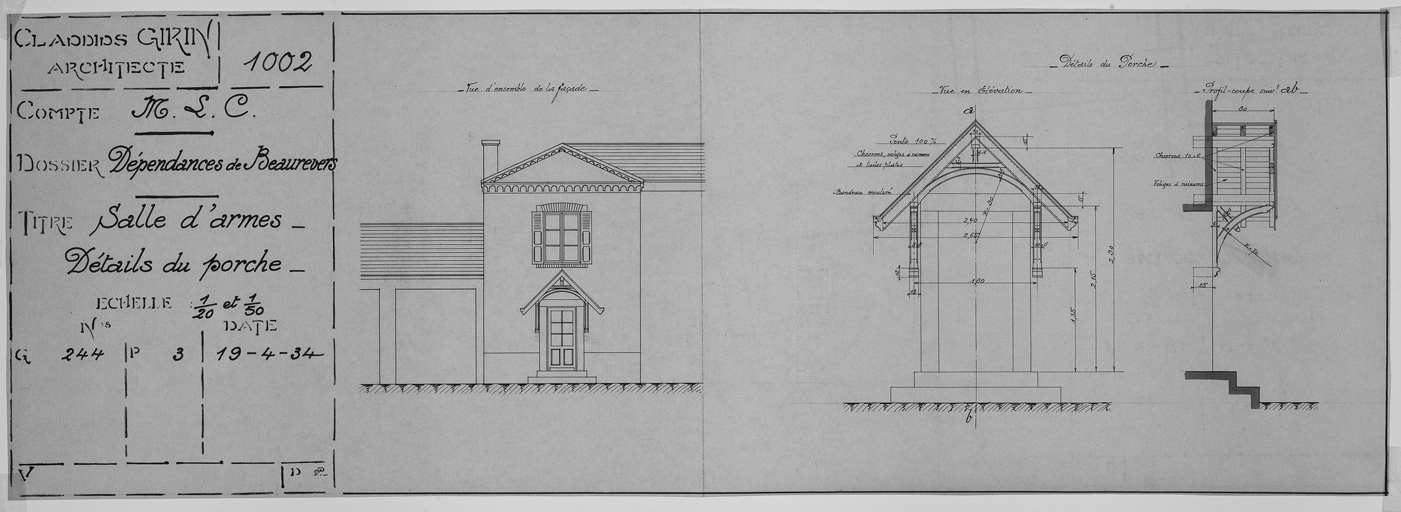 Communs et ferme du château de Beaurevert