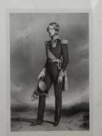 Estampe - Portrait d'Auguste de Saxe-Cobourg