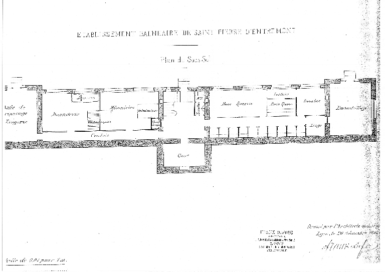 Établissement thermal dit établissement balnéaire de Saint-Pierre-d'Entremont dit Source Germaine