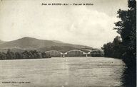 Pont routier de Briord (détruit) ; culée (vestiges)