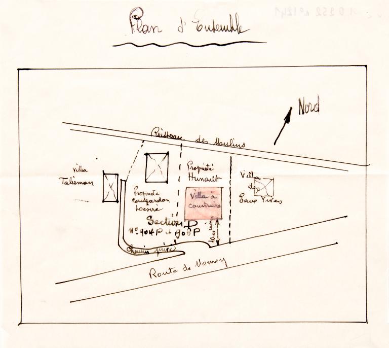 Maison, dite villa (Lotissement Bertola : propriété Hunault)