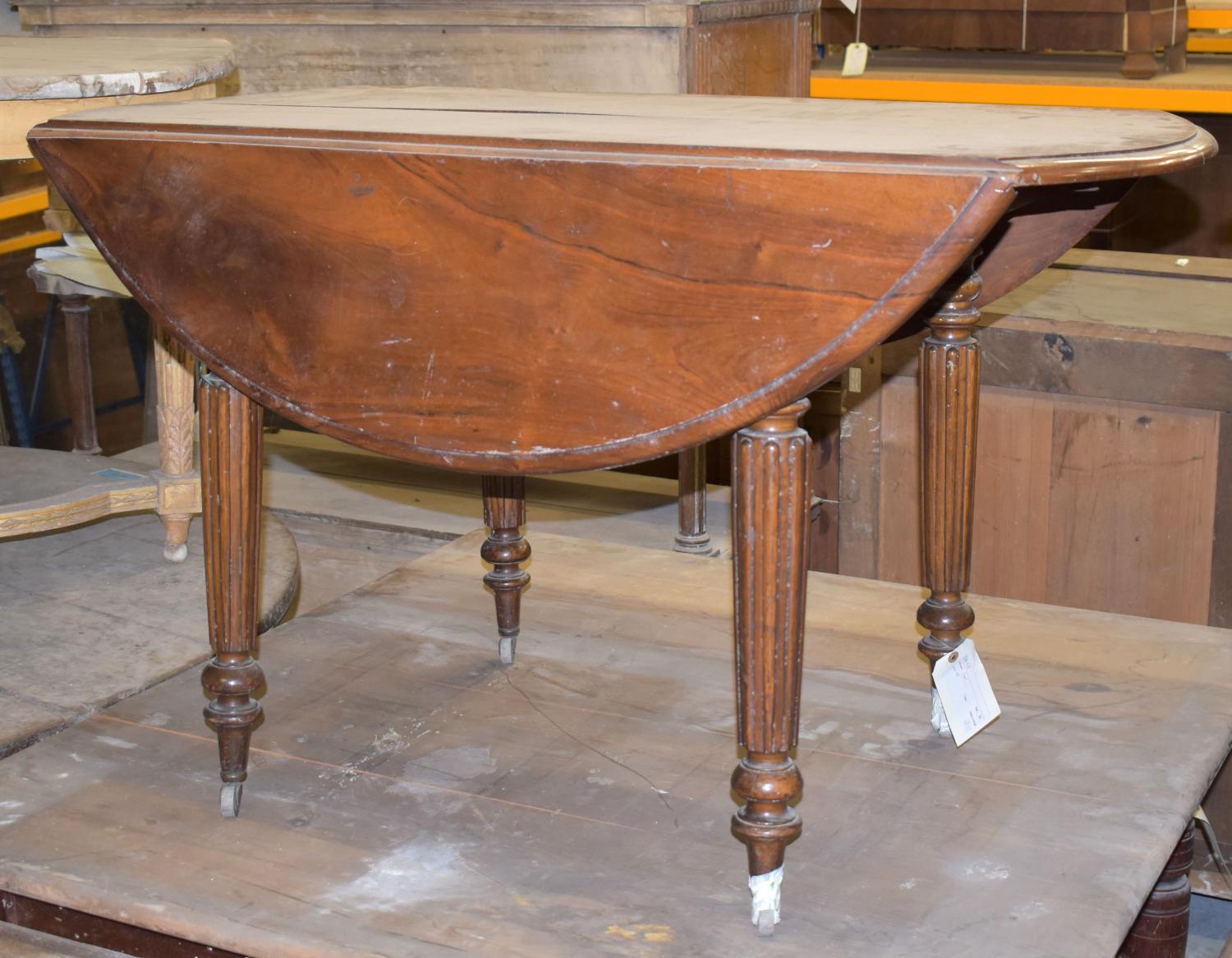 Table à manger à deux abattants