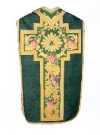 chasuble, bourse de corporal : ornement vert